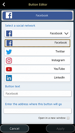 Create dedicated buttons to invite your readers to your social networks